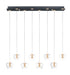 ET2 Newton Multi Light Pendant Model: E24165-18BKGLD