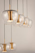 ET2 Newton Multi Light Pendant Model: E24165-18BKGLD