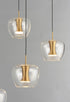 ET2 Newton Multi Light Pendant Model: E24167-18BKGLD