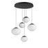 ET2 Nimbus Multi Light Pendant in Black Finish Model: E11525-113BK