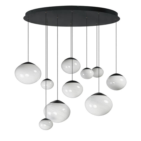 ET2 Nimbus Multi Light Pendant in Black Finish Model: E11529-113BK