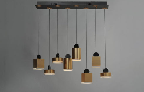 ET2 Nob Linear Pendant Model: E20867-75BKGLD