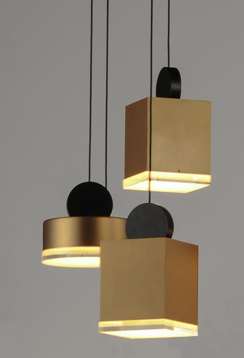 ET2 Nob Single Pendant Model: E20860-75BKGLD