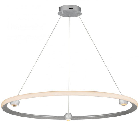 ET2 Nodes Ring Pendant in Brushed Aluminum Finish Model: E23514-AL