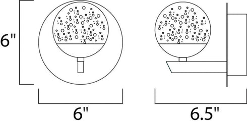 ET2 Orb II Wall Sconce Model: E24260-91PC