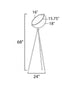 ET2 Paddle Floor Lamp Model: E23299-BK