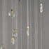 ET2 Pebble Multi Tier Chandelier in Black / Polished Gold Finish Model: E11070-122BKPG