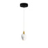 ET2 Pebble Single Pendant in Black / Polished Gold Finish Model: E11071-122BKPG