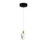ET2 Pebble Single Pendant in Black / Polished Gold Finish Model: E11071-122BKPG