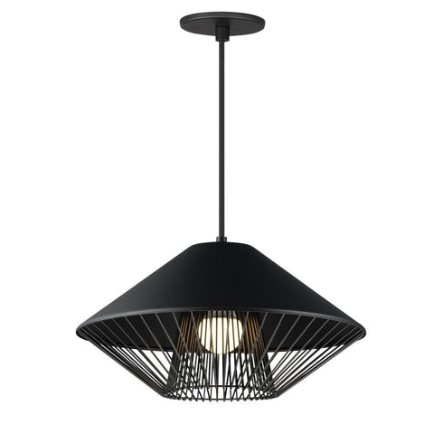 ET2 Phoenix Single Pendant in Black / Gold Finish Model: E11395-BKGLD