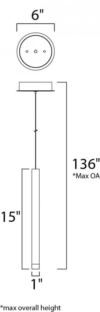 ET2 Picolo Mini Pendant Model: E22271-75PC
