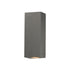 ET2 Pilar Outdoor Wall Mount in Greystone Finish Model: E14374-GSN