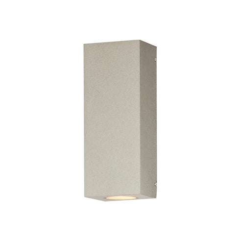 ET2 Pilar Outdoor Wall Mount in Greystone Finish Model: E14374-GSN