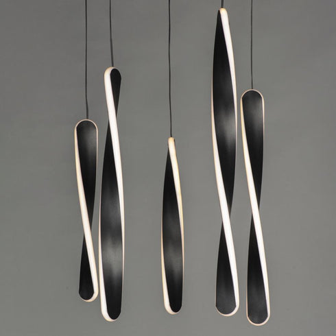 ET2 Pirouette Multi Light Pendant Model: E24154-BK