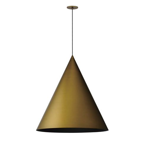 ET2 Pitch Single Pendant in Antique Brass Finish Model: E34506-AB