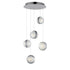 ET2 Pulse Multi Light Pendant in Polished Chrome Finish Model: E24695-75PC