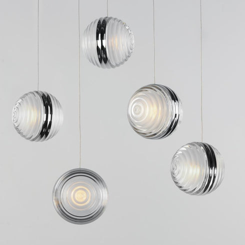 ET2 Pulse Multi Light Pendant in Polished Chrome Finish Model: E24695-75PC
