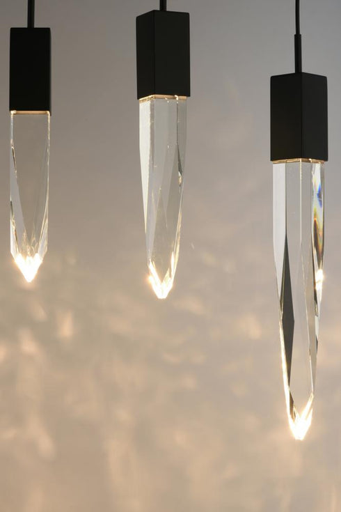 ET2 Quartz Multi Light Pendant Model: E31244-20BK