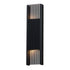 ET2 Rampart Outdoor Wall Mount in Black Finish Model: E30118-BK