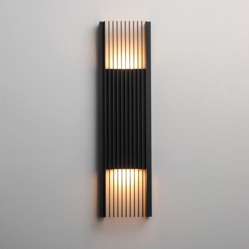 ET2 Rampart Outdoor Wall Mount in Black Finish Model: E30118-BK