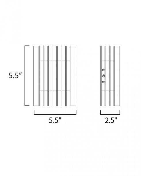 ET2 Rampart Outdoor Wall Mount Model: E30112-BK