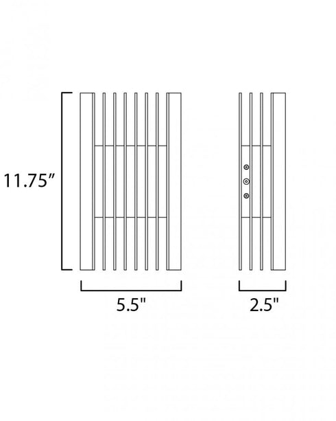 ET2 Rampart Outdoor Wall Mount Model: E30114-BK