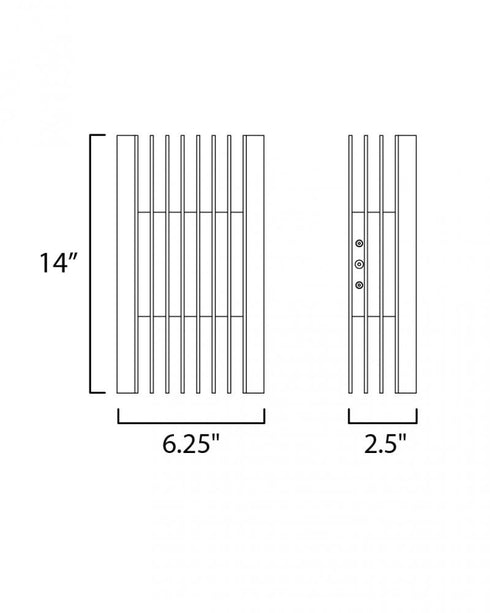 ET2 Rampart Outdoor Wall Mount Model: E30116-BK