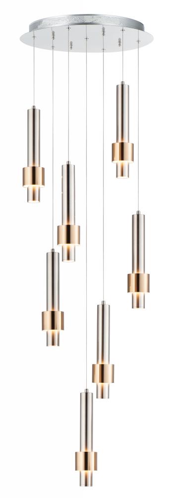 ET2 Reveal Multi Light Pendant Model: E24757-SNSBR