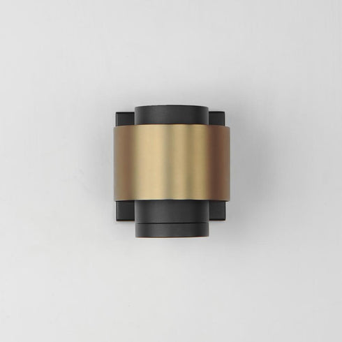 ET2 Reveal Outdoor Outdoor Wall Mount in Black / Gold Finish Model: E34752-BKGLD