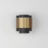 ET2 Reveal Outdoor Outdoor Wall Mount in Black / Gold Finish Model: E34752-BKGLD