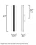 ET2 Ripple Bath Vanity Model: E24424-124PC