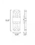 ET2 Rune Outdoor Wall Mount Model: E30134-24BK