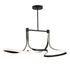 ET2 Serpentine Linear Pendant in Black Finish Model: E30668-BK
