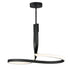 ET2 Serpentine Single Pendant in Black Finish Model: E30662-BK