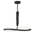 ET2 Serpentine Single Pendant in Black Finish Model: E30662-BK