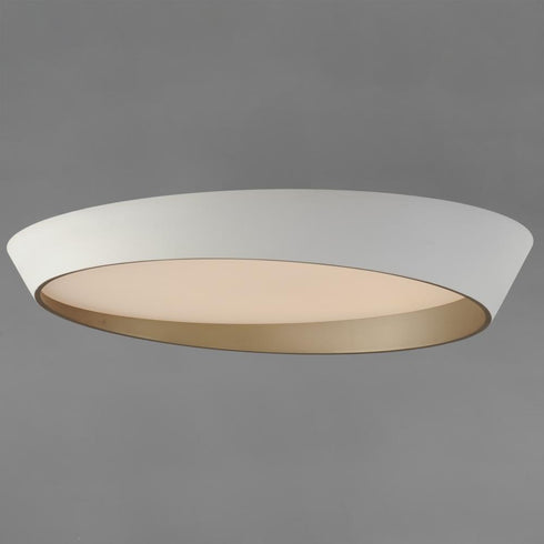 ET2 Slant Flush Mount in White/Gold Finish Model: E51034-WTGLD