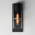 ET2 Smokestack Outdoor Wall Mount in Black Finish Model: E26144-142BK