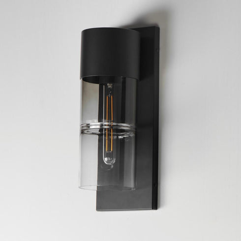 ET2 Smokestack Outdoor Wall Mount in Black Finish Model: E26144-142BK
