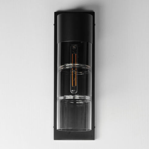 ET2 Smokestack Outdoor Wall Mount in Black Finish Model: E26146-142BK