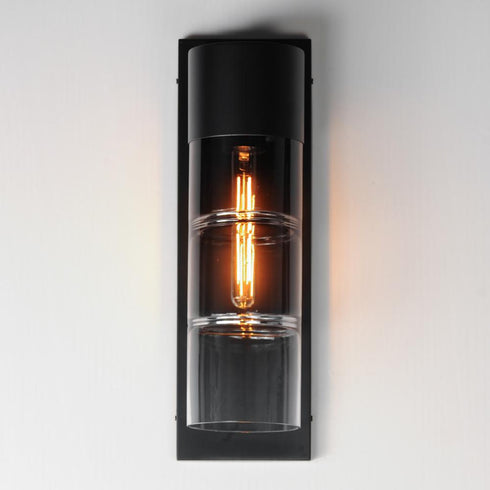 ET2 Smokestack Outdoor Wall Mount in Black Finish Model: E26146-142BK