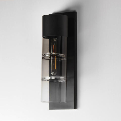 ET2 Smokestack Outdoor Wall Mount in Black Finish Model: E26146-142BK