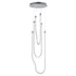 ET2 Solar Powered Soleil Multi Light Pendant in Black Finish Model: E24983-BK