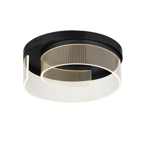 ET2 Sonata Flush Mount in Black Finish Model: E24779-133BK