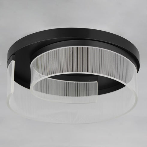 ET2 Sonata Flush Mount in Black Finish Model: E24779-133BK