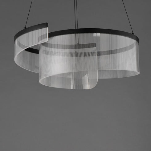 ET2 Sonata Multi Light Pendant in Black Finish Model: E24772-133BK