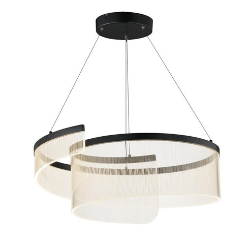 ET2 Sonata Multi Light Pendant in Black Finish Model: E24772-133BK