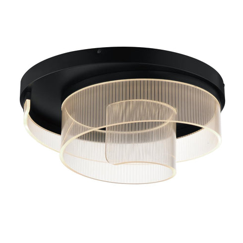 ET2 Sonata Semi Flush Mount in Black Finish Model: E24778-133BK