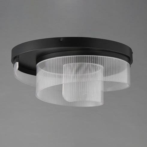 ET2 Sonata Semi Flush Mount in Black Finish Model: E24778-133BK