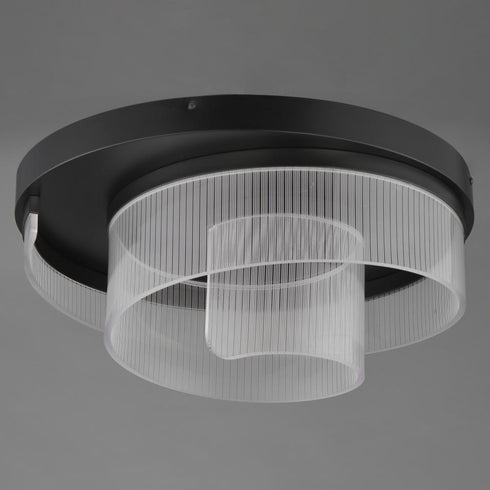 ET2 Sonata Semi Flush Mount in Black Finish Model: E24778-133BK