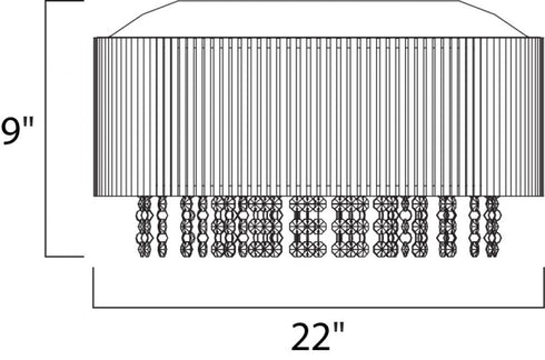 ET2 Spiral Flush Mount Model: E23132-10PC